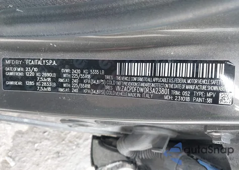 2024 Dodge Hornet R/T Plus Eawd from USA, damaged, VIN ZACPDFDW0R3A23801